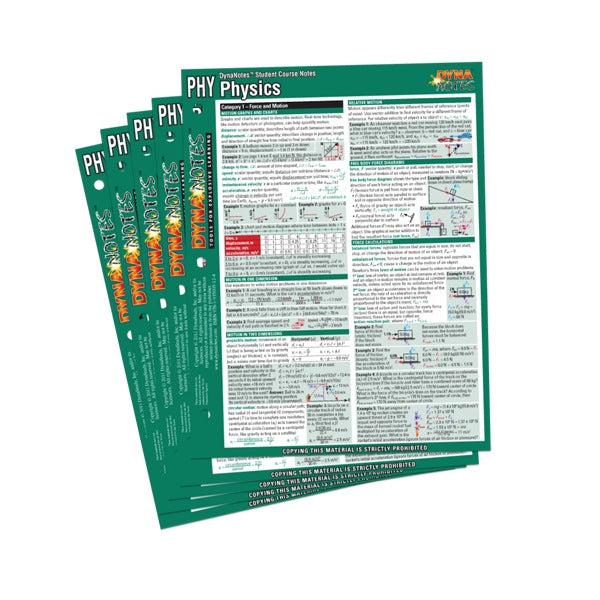 Legacy Physics Student Course Notes 10-Pack