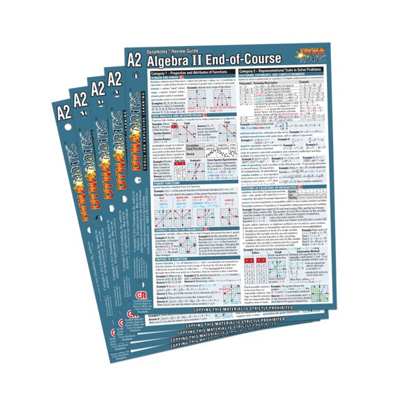 Legacy Algebra II Student Course Notes 10-Pack