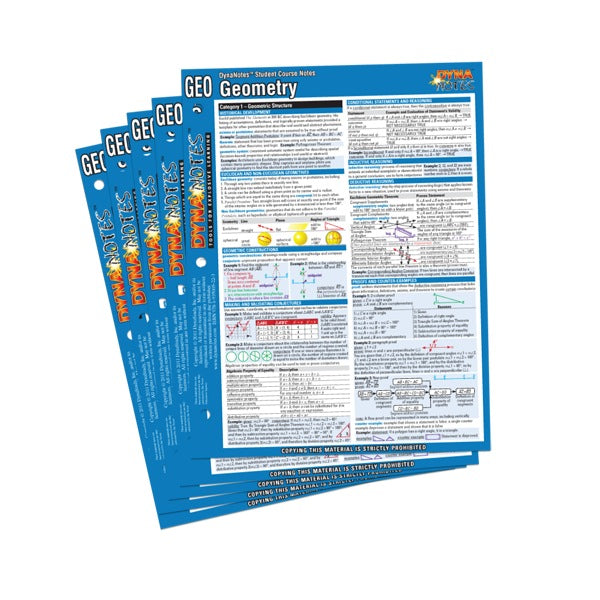 Legacy Geometry Student Course Notes 10-Pack