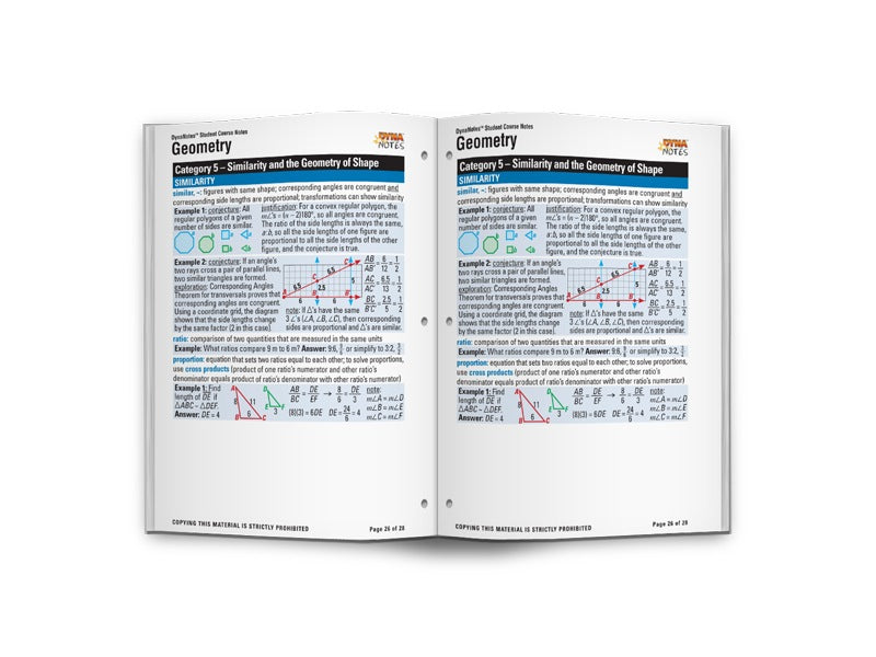 Legacy Geometry Student Course Notes Booklet
